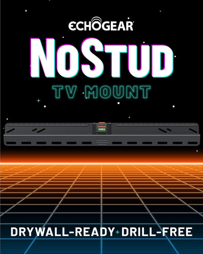 No Stud TV Mount for Drywall - Slim No Drill Design Holds Tvs up to 100Lbs with Nails - Easy Studless Install with No Drill Needed2
