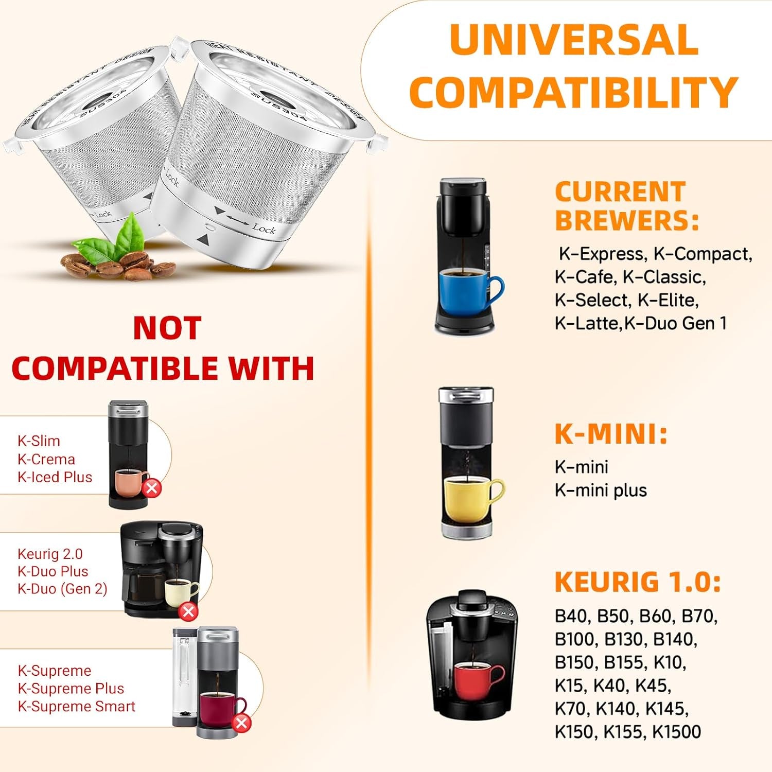 2-pack-reusable-k-cups-for-keurig-1-0-coffee-machine-no-plastic-no-seal-ring-dual-heat-resistant-handles-dosing-funnel-cleaning-brush