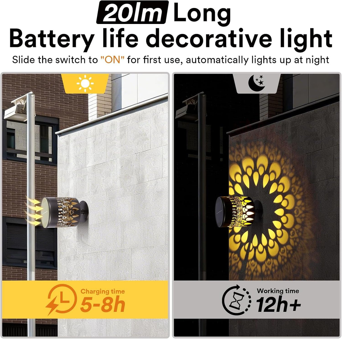 warm-white-solar-fence-lights-outdoor-metal-ip55-waterproof