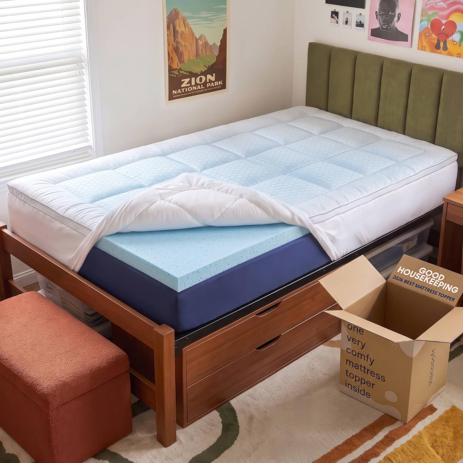 4-inch-pillow-top-memory-foam-mattress-topper-twin-xl-cooling-certipur-us-certified-extra-long-hybrid-lux-dual-layer-mattress-pad-perfect-for-college-dorms