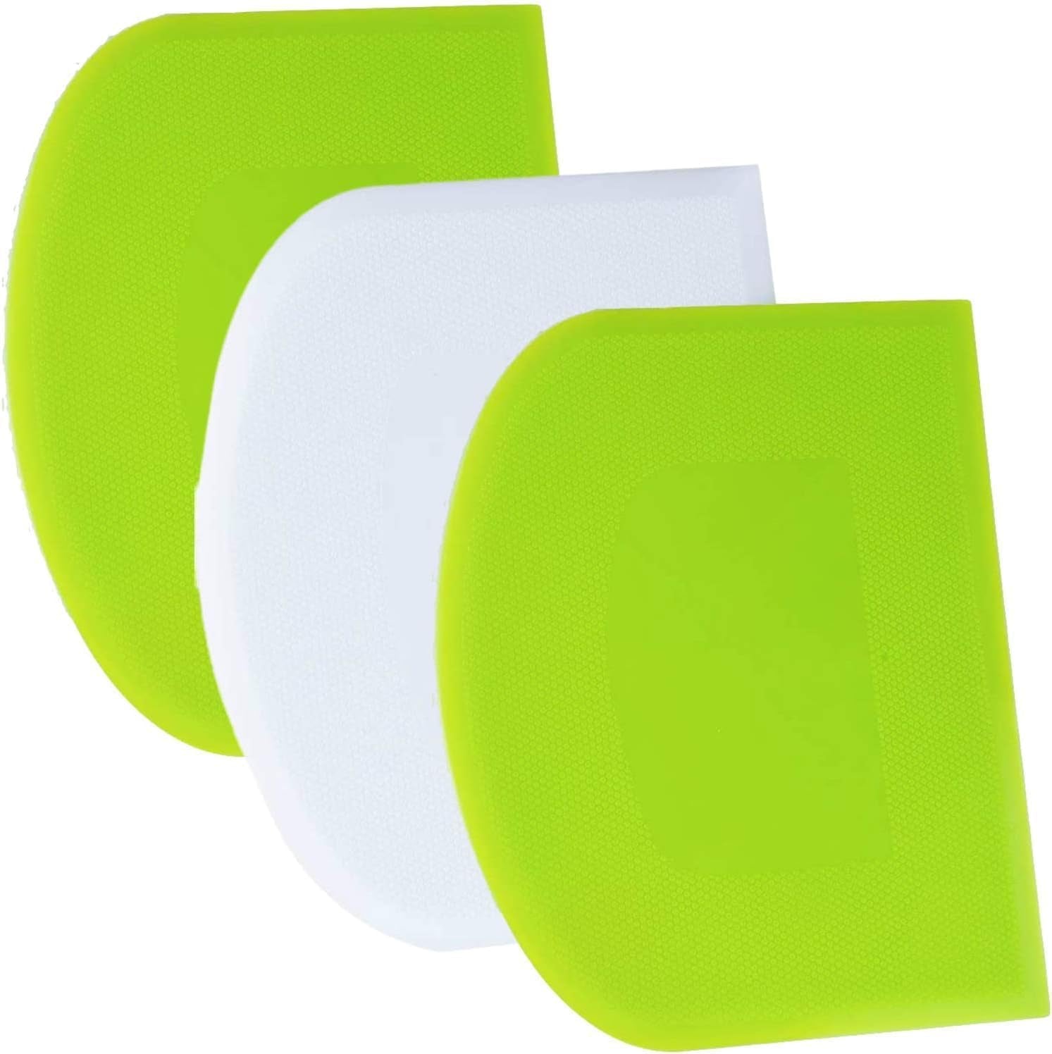 dough-scraper-bench-scraper-3p-4-7x3-7-plastic-flexible-bowl-scraper-sharp-edge-angles-cake-scraper-non-slip-bakeware-decorating-tools-sculpting-modeling-tools-green-white-green
