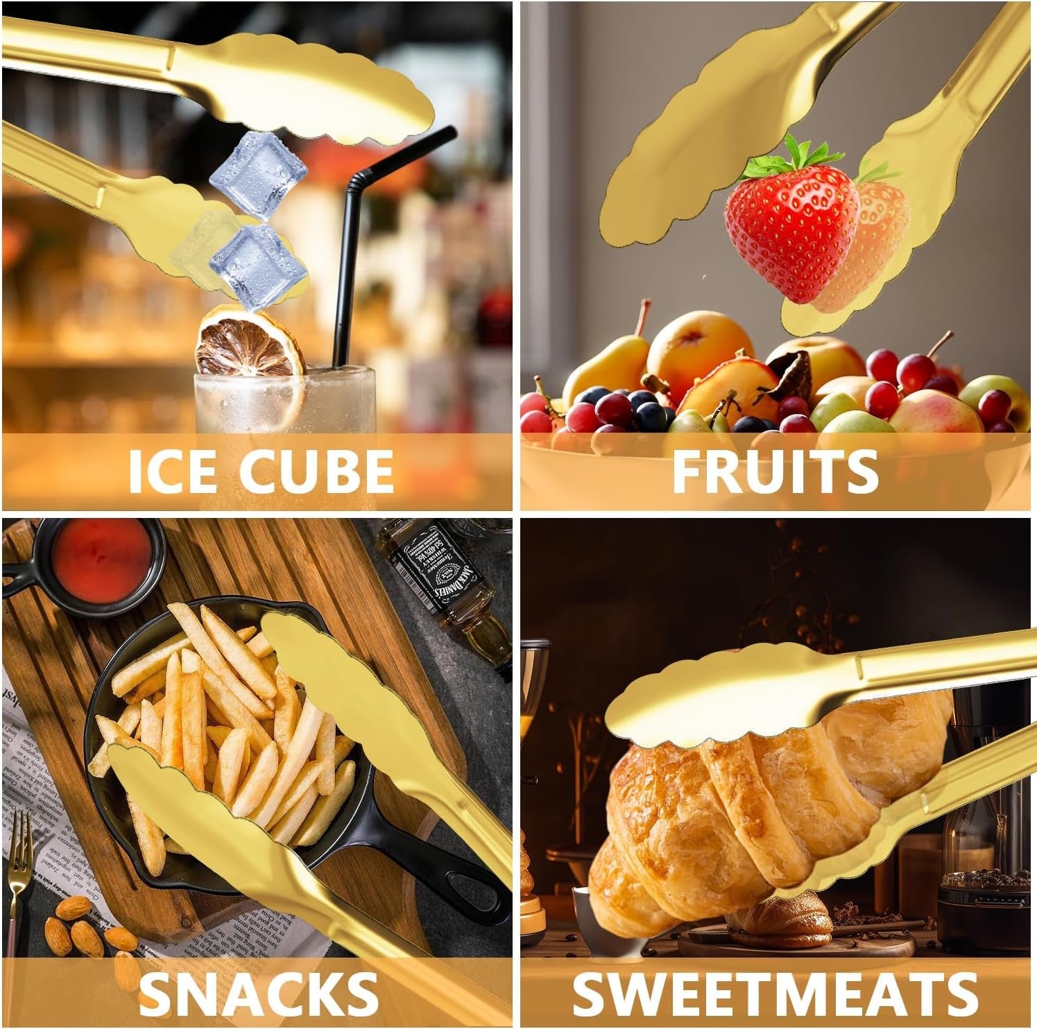 4-pack-gold-serving-tongs-buffet-tongs-serving-utensils-salad-tongs-stainless-steel-gold-plated-buffet-serving-tongs-9-inch