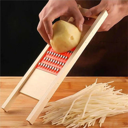 Fit for Wooden Multifunctional Vegetable Cutter-Grater, Peeler, and Slicer(Blue)3