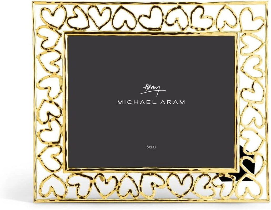 goldgolden-heart-photo-picture-frame-size-8x10-new
