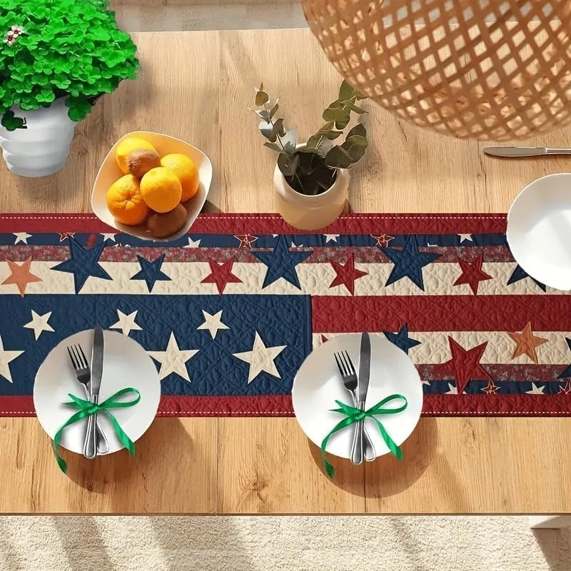 independence-day-table-runner-red-patriotic-13x72-inch-linen-4th-of-july-table-decoration-red-white-and-blue-patriotic-table-runners-for-holiday-decor-dinging-party-kitchen