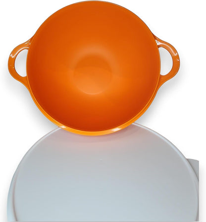 Thatsa Mega Bowl Mixing Bowl 42 Cups 10L Bright Orange with White Seal4
