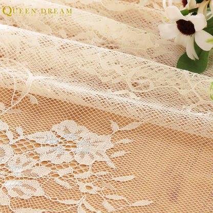 Ivory Lace Tablecloth 60X120 Inch Wedding Rectangular Table Cloth Overlay6