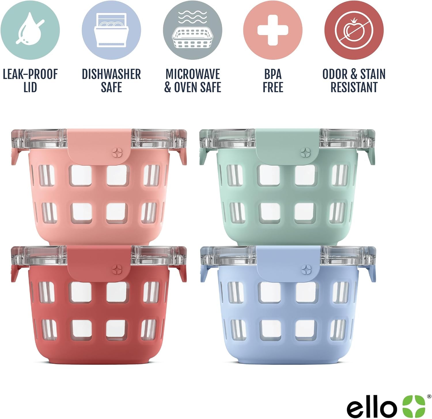 duraglass-2-cup-glass-storage-containers-with-lids-4-pack-melon