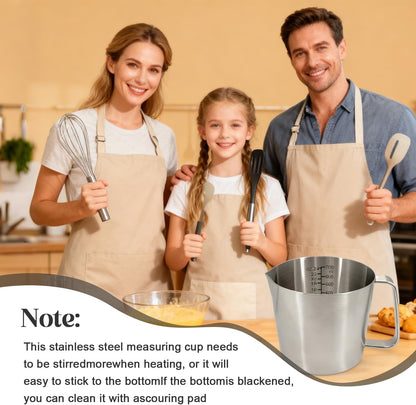Stainless Steel Measuring Cup, Dual Scale 700Ml 24Oz with Handle6