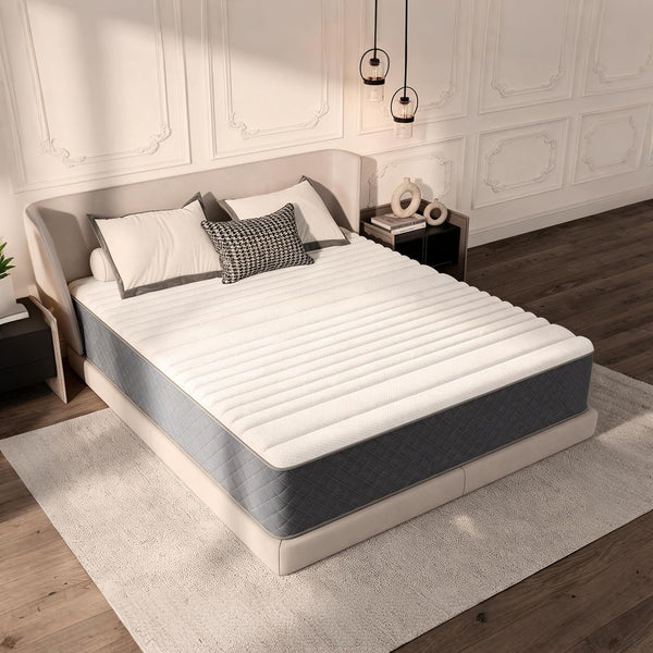 Queen Mattress, 12 Inch Queen Size Mattress Hybrid Medium Firm,1
