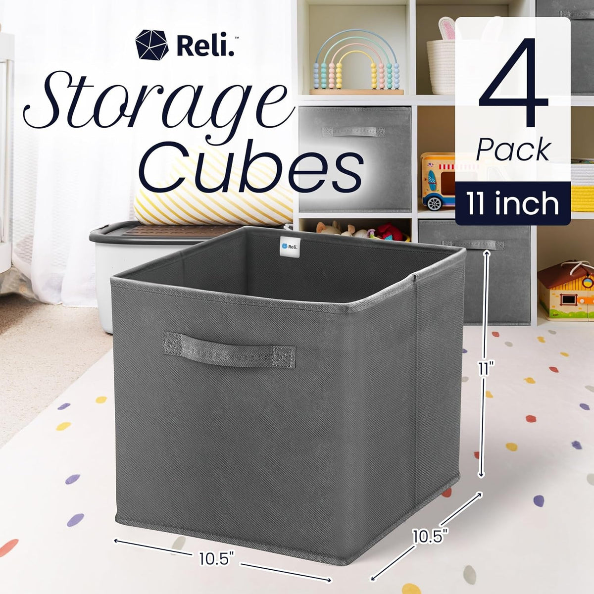 storage-cubes-4-pack-dark-gray-fabric-cube-bins-11x11