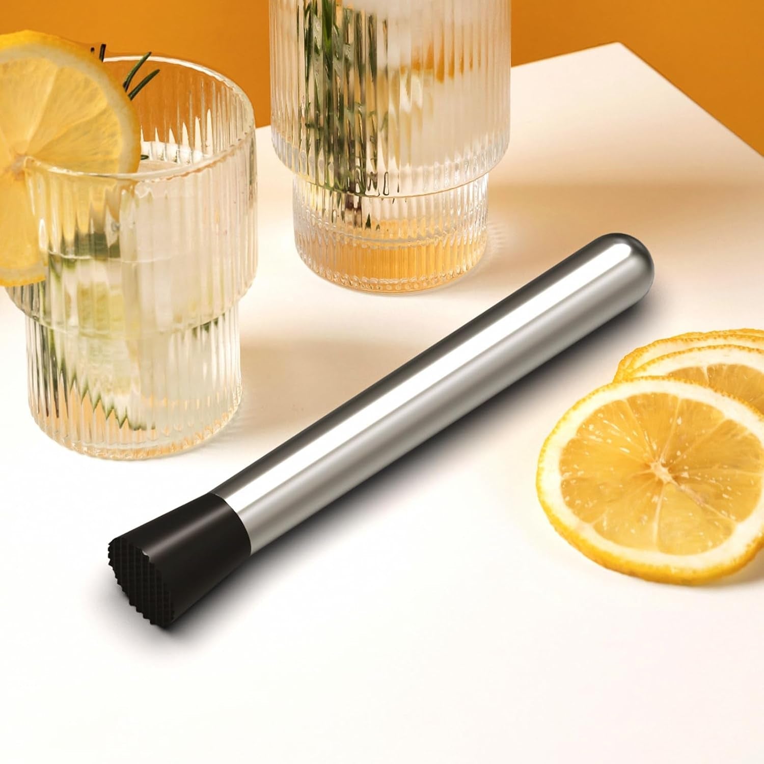 8-stainless-steel-muddler-for-cocktails-bar-tool-for-drinks-ideal-for-mojitos-cocktails-ice-fruit-fruit-drinks-lemon-smasher-ice-crushing-home-kitchen-bartending-accessories