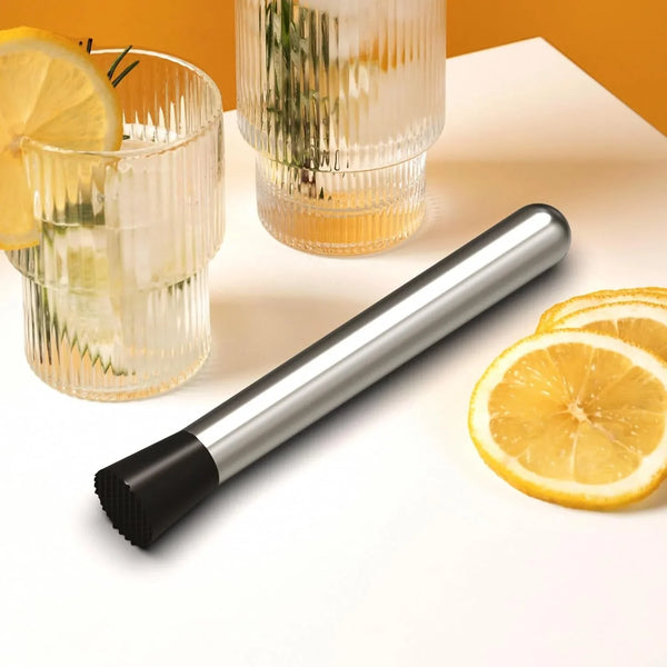 8" Stainless Steel Muddler for Cocktails, Bar Tool for Drinks | Ideal for Mojitos Cocktails, Ice Fruit Fruit Drinks, Lemon Smasher & Ice Crushing, Home & Kitchen Bartending Accessories7