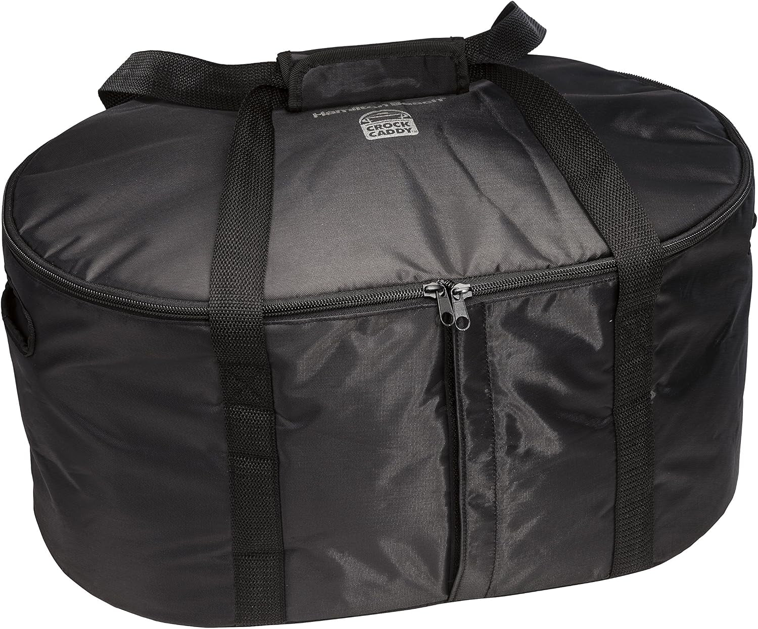 7-quart-programmable-slow-cooker-with-flexible-easy-programming-dishwasher-safe-crock-lid-silver-33473-travel-case-carrier-insulated-bag-33002-black
