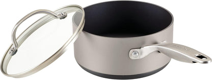Achieve Hard Anodized Nonstick Cookware Pots and Pans Set, 9 Piece - Silver11