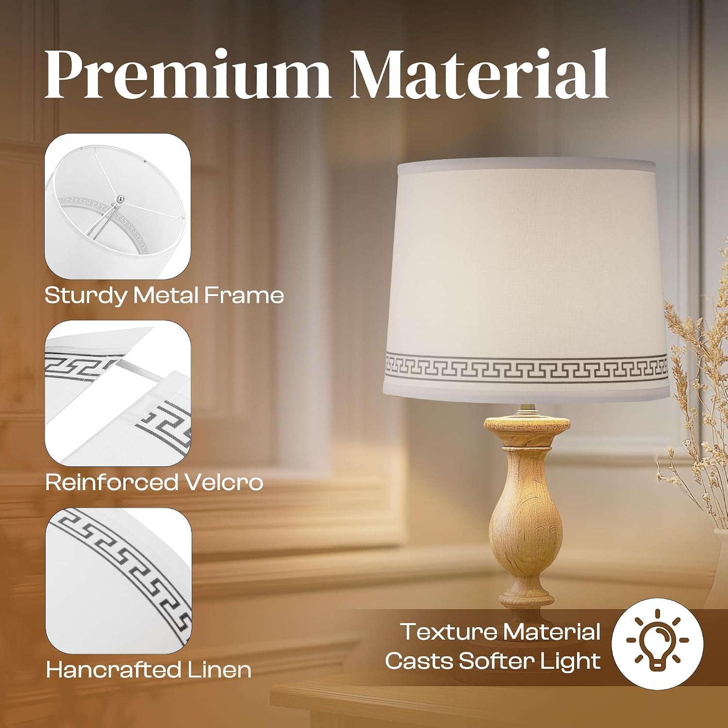 lamp-shades-set-of-2-𝐃𝐫𝐮𝐦-𝐒𝐡𝐚𝐩𝐞-lampshades-𝟏𝟏-𝟔-𝐓𝐨𝐩𝐱𝟏𝟐-𝟔-𝐁𝐨𝐭𝐭𝐨𝐦𝐱𝟗-𝟖-𝐇𝐢𝐠𝐡-fits-harp-style-bedside-floor-lamp-shades-easy-assemblyships-rolled-flatwhite-medium