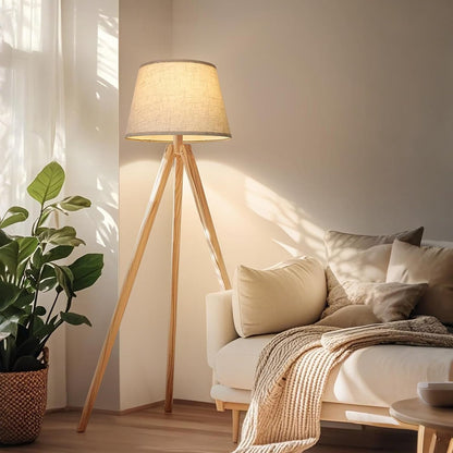 Large Drum Lamp Shades Set of 2, 12"Top X 16"Bottom X 11"High, Beige Lampshades for Table Lamps Floor Lamps, Natural Linen Replacement Lamp Shades, Spider, Harp Holders Included, Easy Assembly7