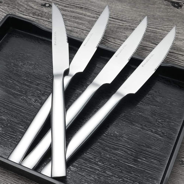 Idotry 6-Piece Stainless Steel Steak Knives, Kitchen Dinner Knives4