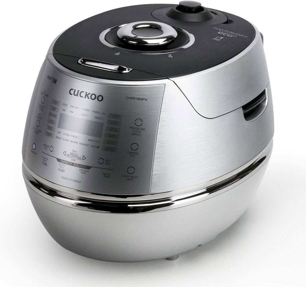 cuckoo-high-pressure-induction-rice-cooker-20-cup-cooked-crp-chss1009f-large-10-cup-uncooked-capacity-nonstick-inner-pot-17-menus-13-21-minute-turbo-white-rice-auto-clean-made-in-korea