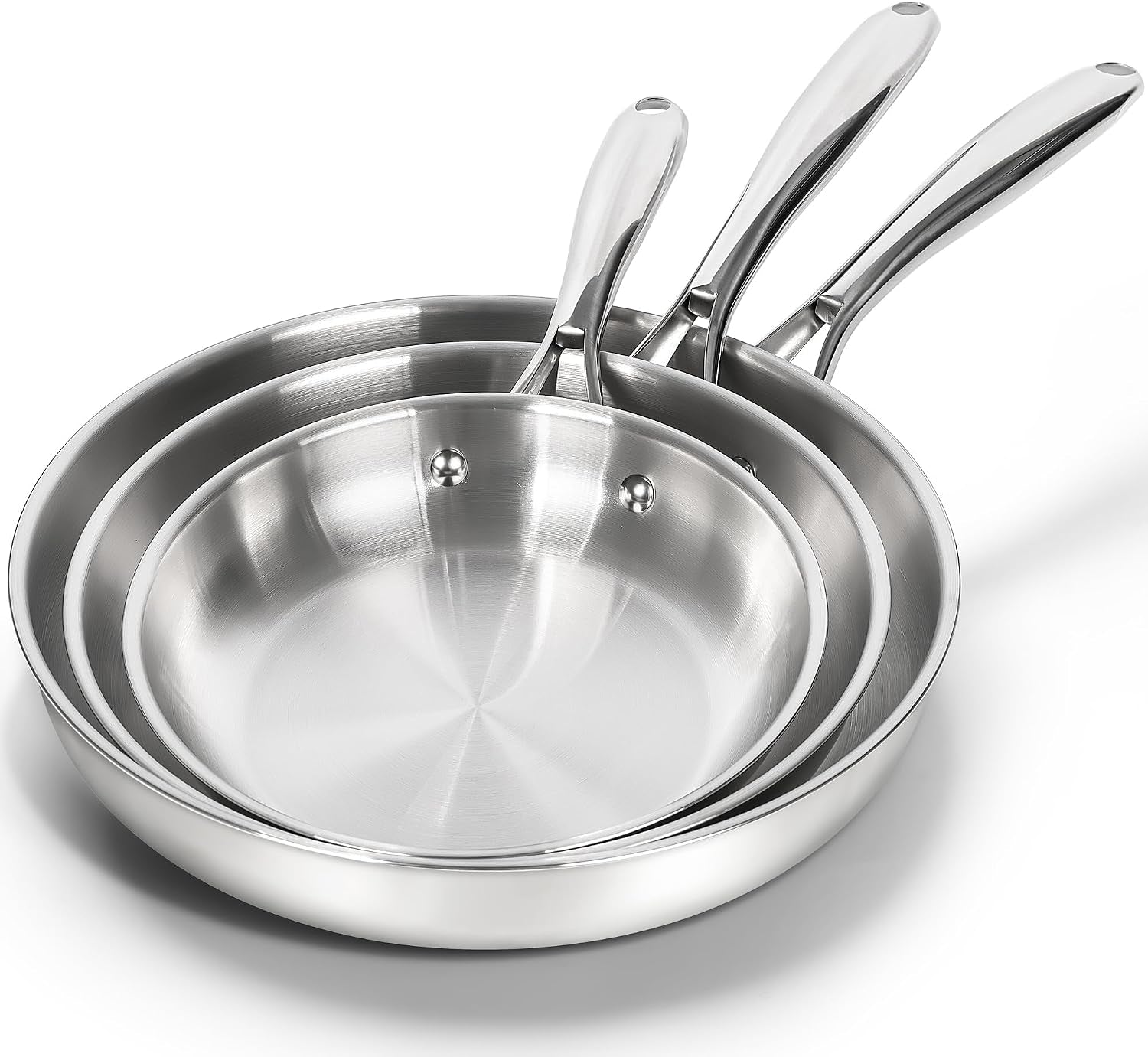 18-10-stainless-steel-frying-pan-set-8-9-5-11-cooking-pans-triply-base-stainless-steel-pan-set-with-ergonomic-handle-induction-compatible-18-10-stainless-steel-frying-pan-set-with-3-sizes-and-triply-base-for-even-heating-versatile-everyday-cooking