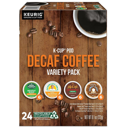 Decaf Coffee Variety Pack,  Single Serve K-Cup Pods, 24 Count6