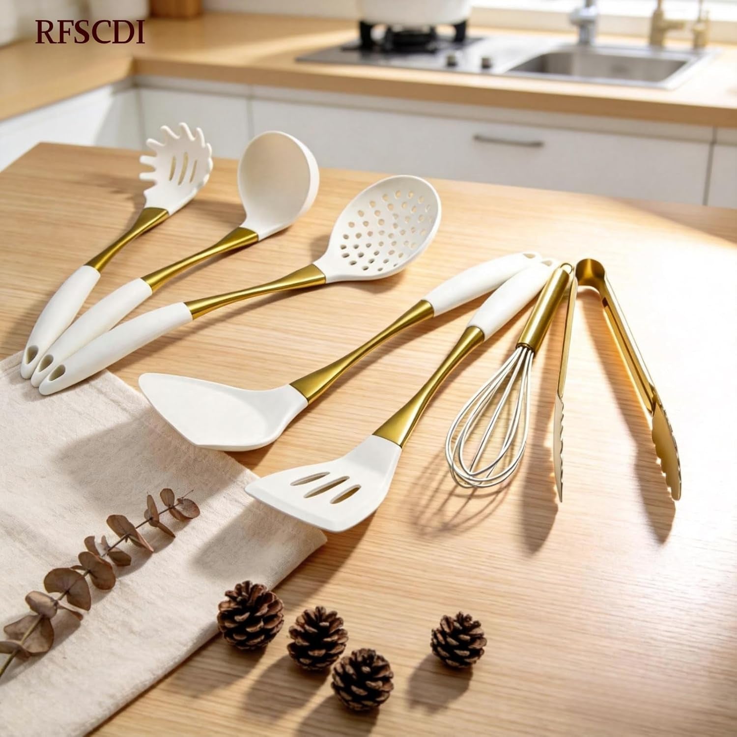 elegant-white-gold-silicone-cooking-utensils-set-non-toxic-dishwasher-safe-kitchen-utensils-set-with-heat-resistant-comfort-handles-includes-spatula-spoon-for-nonstick-cookware