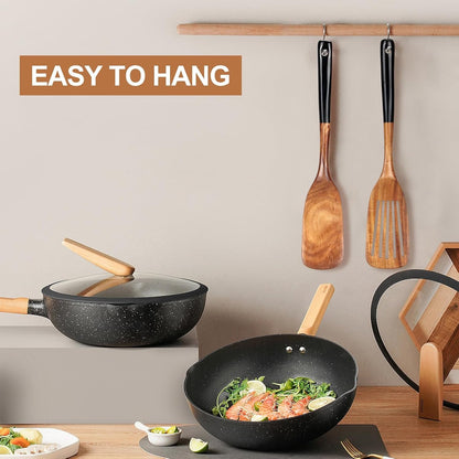 Wooden Spatula Set for Cooking Spoon Non Toxic Teak Kitchen Utensils Turner7