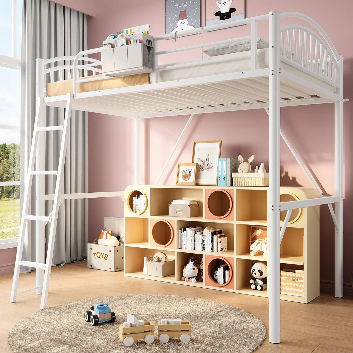loft-bed-white-twin-with-storage-bag-metal-twin-size-loft-beds-for-kids-with-convertible-ladder-safety-guard-rails-and-anti-tip-nails-for-teenager-girls-or-boys-white
