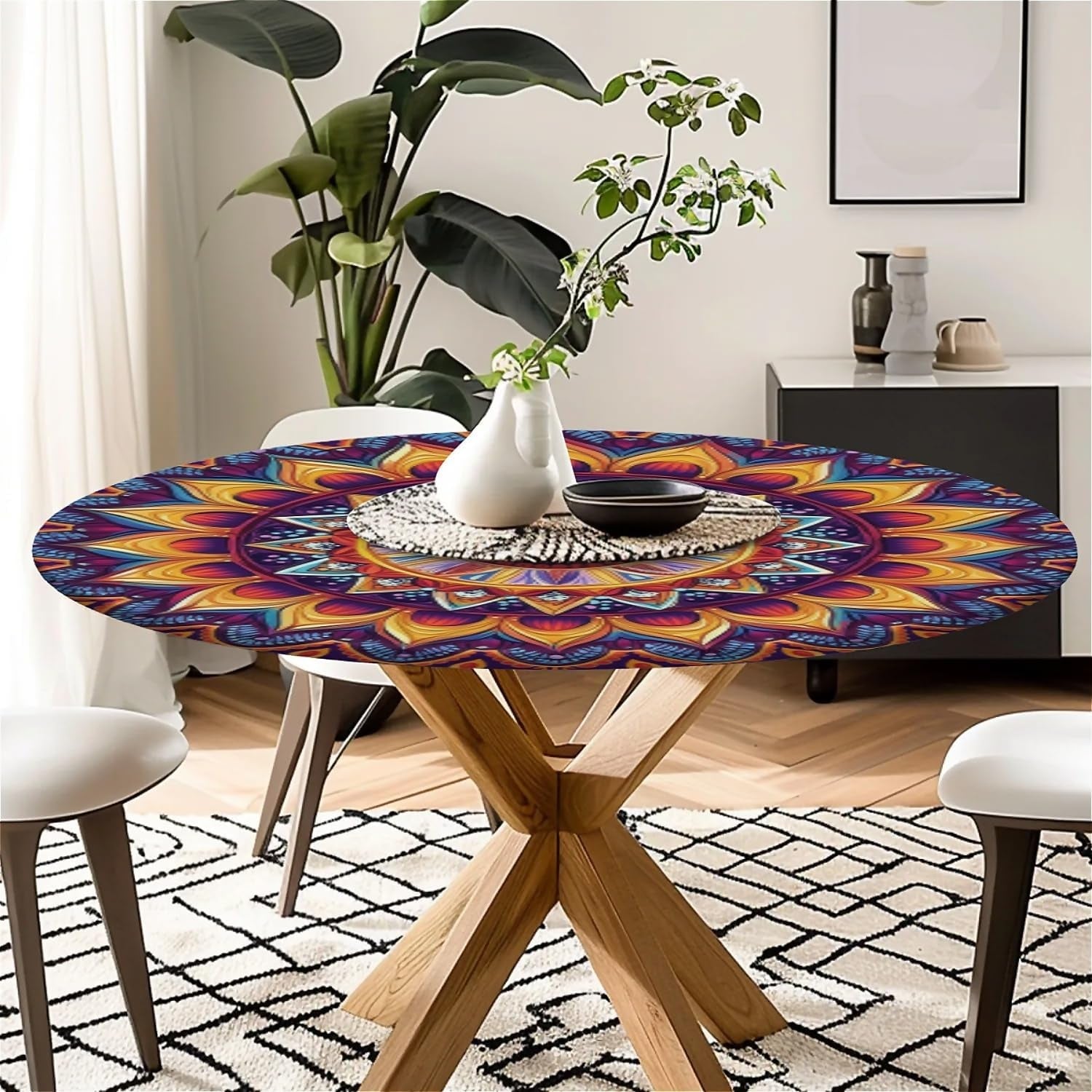 round-fitted-tablecloth-with-elastic-edge-for-up-to-32-36-round-table-waterproof-tablecover-for-camping-indoor-outdoor-holiday-summer-boho