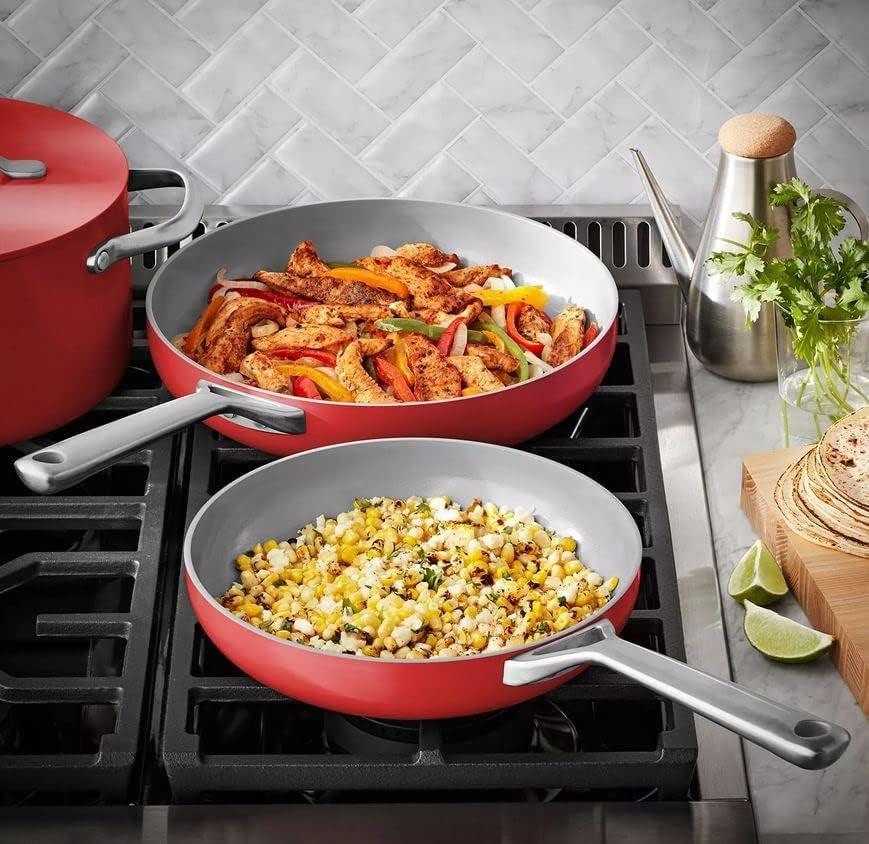 member-mark-11-piece-modern-ceramic-cookware-set-with-smart-kitchen-tools-set-assorted-colors-red