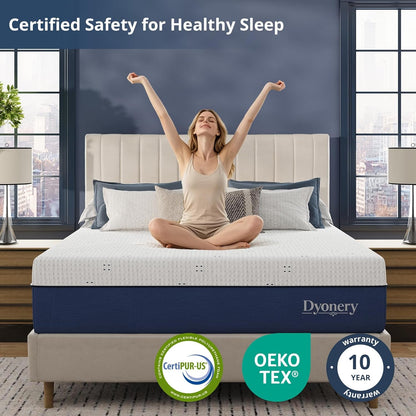King Size Mattress 14 Inch Gel Memory Foam Mattress Firm Support6