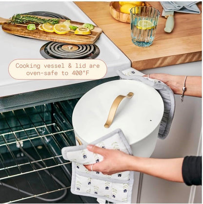 Beautiful by Drew Barrymore 6Qt Electric Multi-Cooker, 10-In-1, 7 Preset Functions, White7