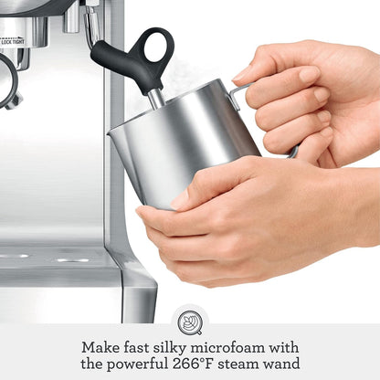 Breville BES870XL Barista Express Espresso Machine, Brushed Stainless Steel | Craft Café-Quality Espresso Shots, Lattes and Cappuccinos at Home with This Manual Coffee Maker with Built-In Grinder7