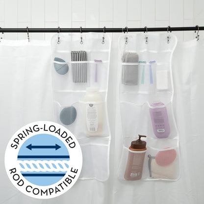 Shower Organizer and Caddy, 2 Pack, 14" X 30", White5