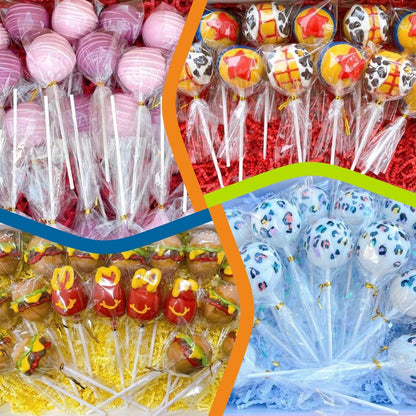 100 Count 6 INCH White Paper Lollipop Sticks,Cake Pop Sticks,Sucker Sticks for Cookies,Rainbow Candy,Chocolate,Cake Topper(Dia 4Mm)4