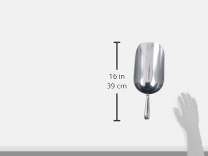 58 Oz Aluminum Commercial Utility Scoop | Multi-Purpose, Comfort Handle, Restaurant Service, Great for Ingredients, Ice, Portioning and Food Preparation3