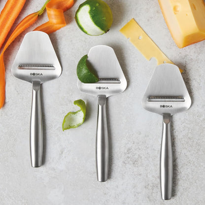 Boska Stainless Steel Cheese Slicer - Copenhagen for All Types of Cheese - Multi-Functional Cheese Slicer - Handheld Slicer - Silver Non-Stick - Dishwasher Safe - for Kitchen Cooking10