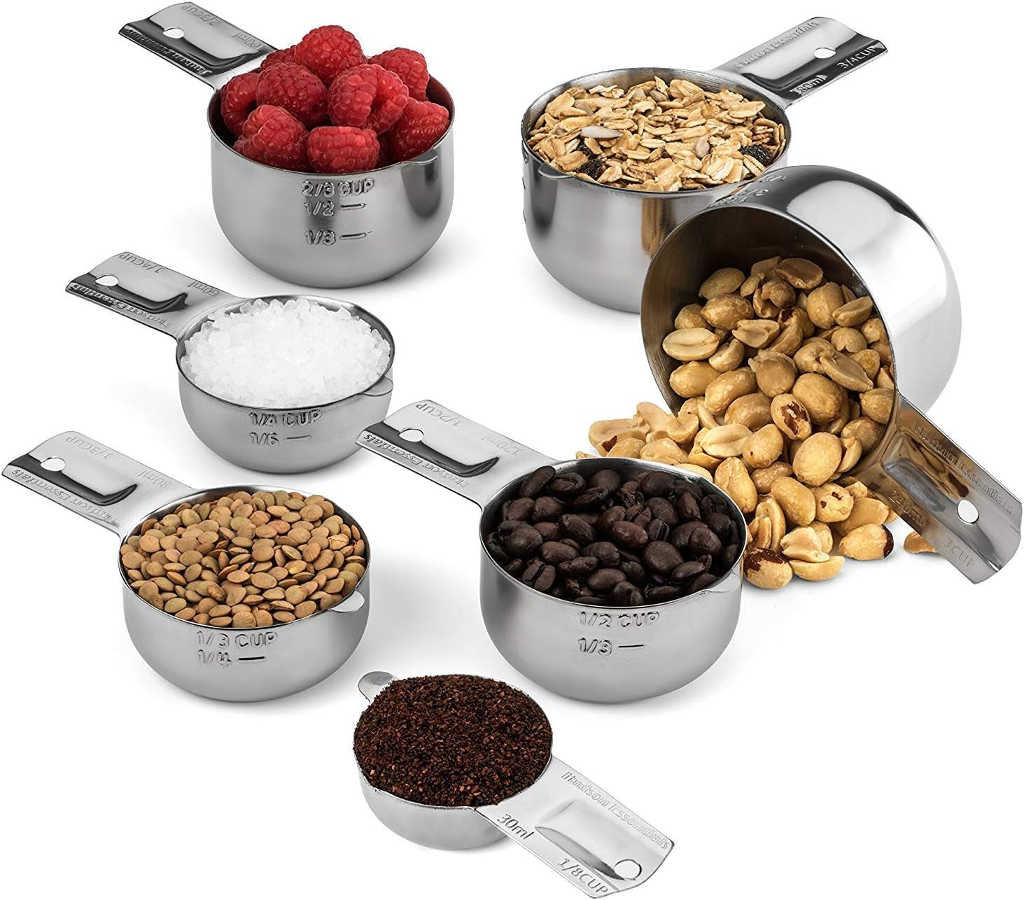 stainless-steel-measuring-cups-and-spoons-set-stackable-set-with-spout-11-piece-set