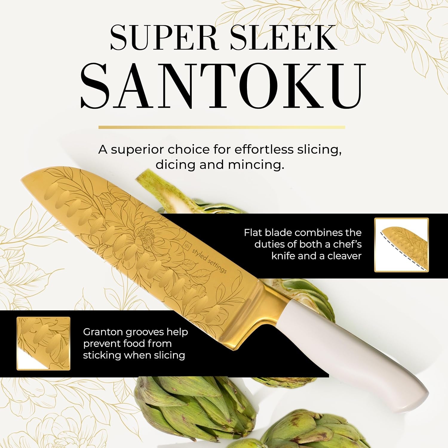 white-and-gold-knife-set-with-elegant-floral-pattern-14-pc-golden-titanium-coated-stainless-steel-gold-knives-with-block-ultra-sharp-durable-kitchen-knife-block-set