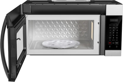 Empava 1.7 Cu.Ft. Over-The-Range Microwave, 1000W, Silver, EMPV-30OTR01 | Sensor Cooking, Auto Menus, 2-Speed 300 CFM Venting Fan, 10 Power Levels, Turntable Function, Bright Cooktop LED Lighting3