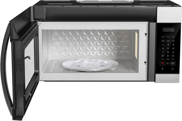 Empava 1.7 Cu.Ft. Over-The-Range Microwave, 1000W, Silver, EMPV-30OTR01 | Sensor Cooking, Auto Menus, 2-Speed 300 CFM Venting Fan, 10 Power Levels, Turntable Function, Bright Cooktop LED Lighting3