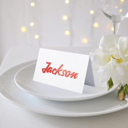 120 Pcs Place Cards, 2X3.5In Blank Fillable Banquet Seat Card for Table Setting, Escort Card, Wedding Place Cards for Wedding, Table, Dinner Parties5