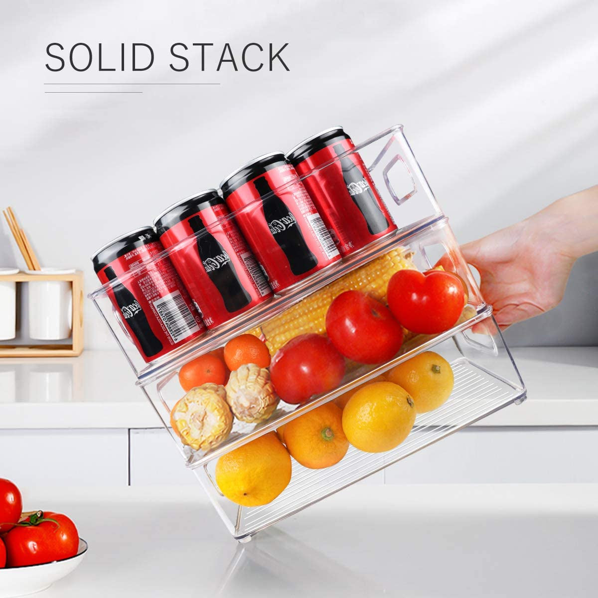 stackable-refrigerator-organizer-bins-6-pack-clear-kitchen-organizer-container-bins-with-handles-and-20-pcs-plastic-bags-for-pantry-cabinets-shelves-drawer-freezer-food-safe-bpa-free-10l
