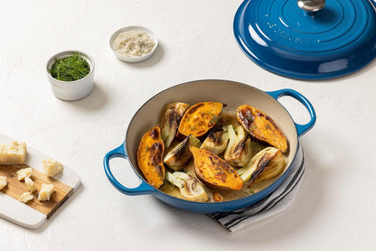 Le Creuset Enameled Cast Iron Signature Braiser, 3.5 Qt., Marseille5