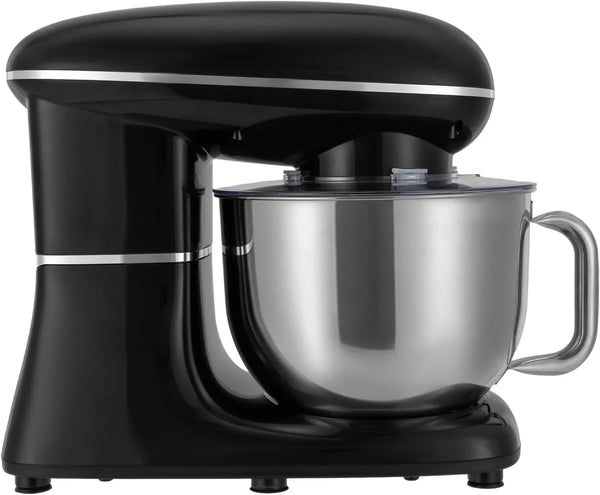 Stand Mixer, 1350W 6.5QT Electric Tilt-Head Kitchen Mixer for Bread Cake Baking Household with Mixing Bowl, Whisk, Dough Hook and Beater, 6 Speed (Black)6