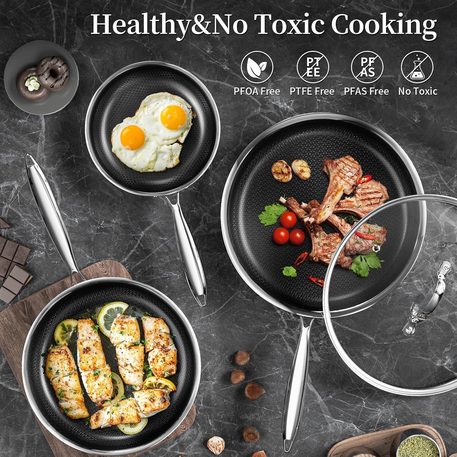 8-inch-nonstick-frying-pan-with-lid-induction-oven-safe-titanium-ceramic-tri-ply-stainless-steel-hybrid-nonstick-skillet-stay-cool-handle-heat-fast-and-evenly-pfas-pfoa-ptfe-free