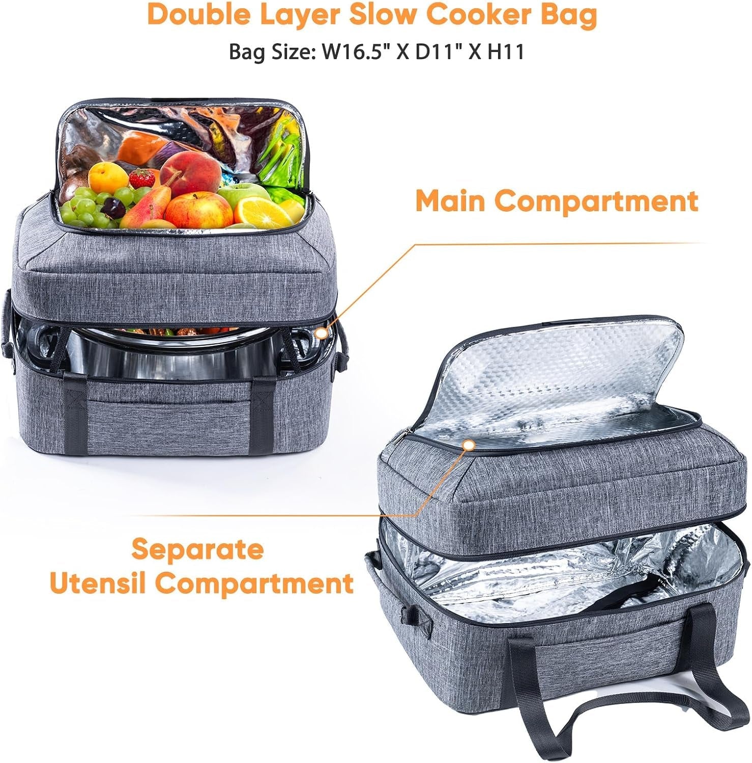 double-layer-slow-cooker-carrying-bag-for-6-8-quart-crockpot-and-hamilton-beach-slow-cookers-travel-bag-with-lid-fastener-for-crock-pot-portable-carrier-case-grey
