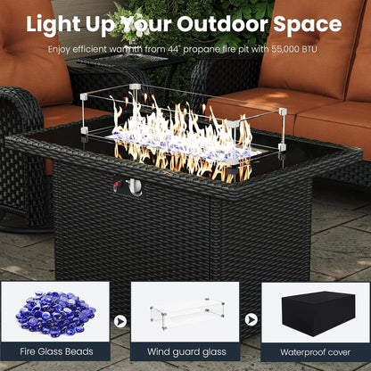 10 Pieces Outdoor Patio Furniture Sets6