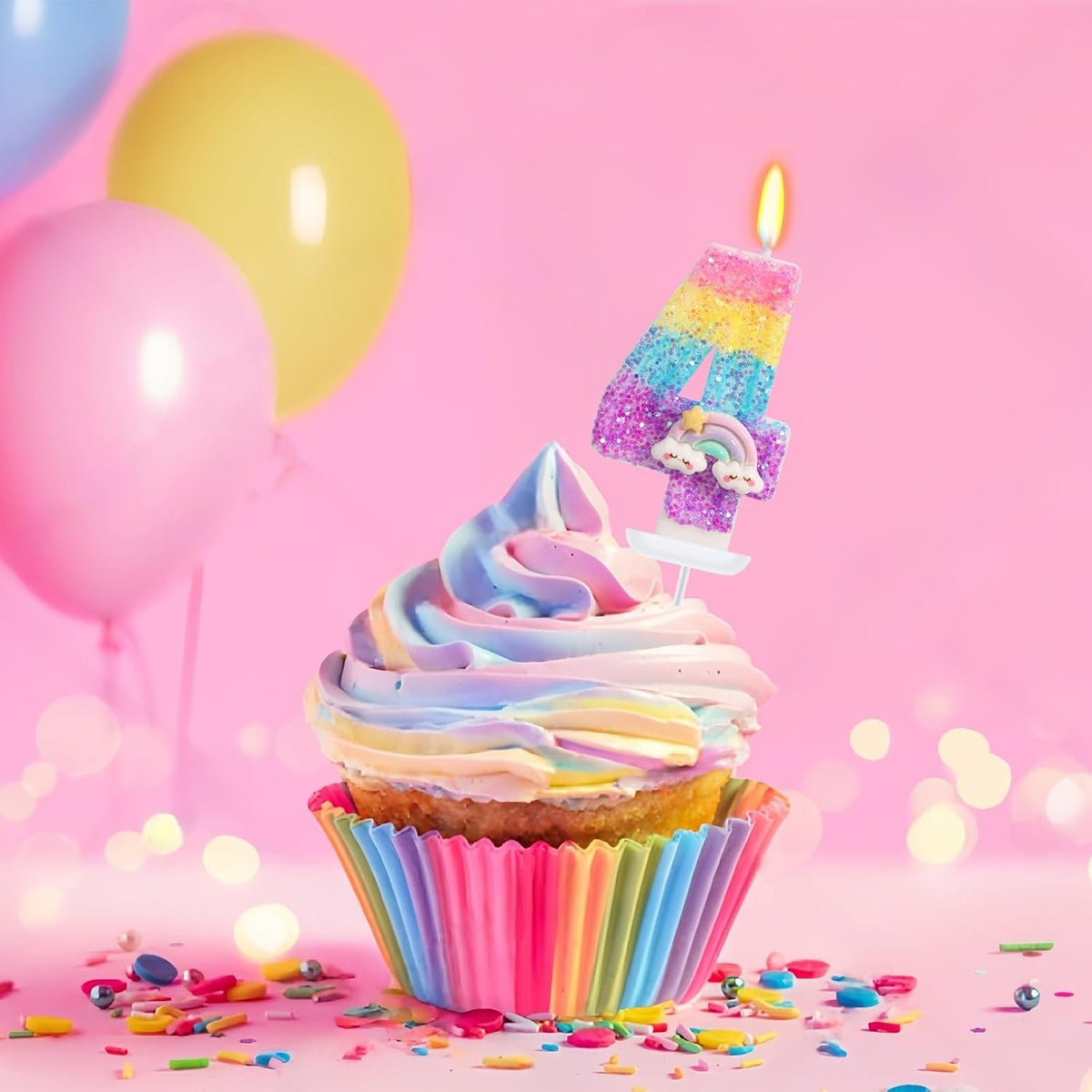 rainbow-number-4-birthday-candle-rainbow-party-decorations-girl