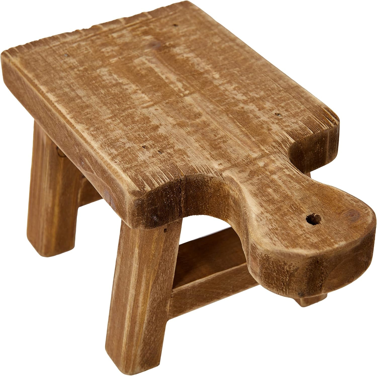 creative-co-op-small-wood-pedestal-with-handle